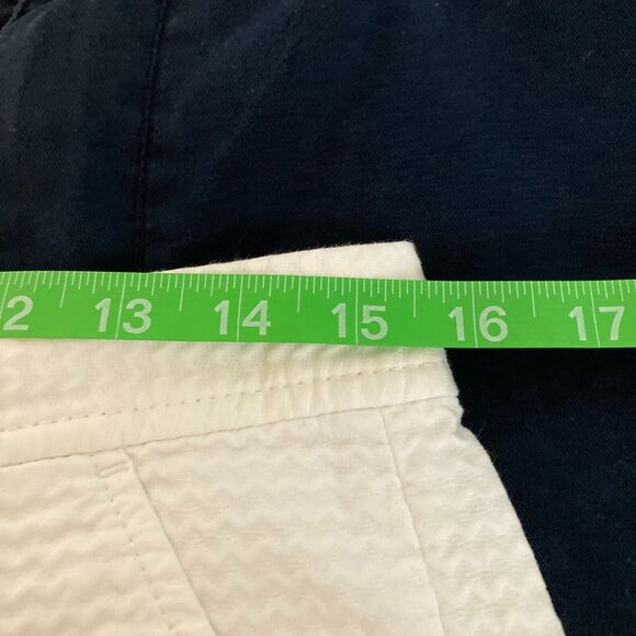 Lilly Pulitzer Shorts Womens Sz 2 White Cotton Scalloped‎ Buttercup Pockets - Picture 9 of 11